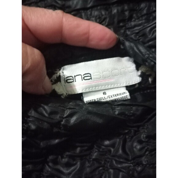 Women's Quilted Vest Full Zip Mock Neck Slash Pockets Sz 6 - Picture 11 of 11